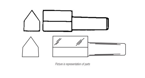 Mettler-Toledo Repair Parts for Tapered Shank Pivots