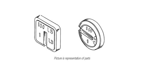 Fairbanks Repair Parts Counterpoise Weights for Portable Platform Scales, Overhead Track, Warehouse & Floor Scale Weights